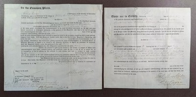 1851 Liverpool Common Pleas Urkunden Maria Jones Eigentum juristische Dokumente