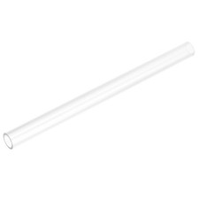 Rigid Round Clear Tubing 16mm ID x 18mm OD x 250mm Length Plastic Tube