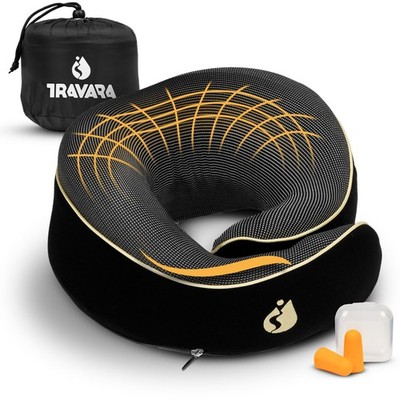 Neck Pillow Airplane - Travel Pillow - Comfortable and Ergonomic Memory Foam ...