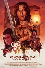 Conan il Barbaro 1982 Arnold Schwarzenegger James Earl Jones Locandina Film C