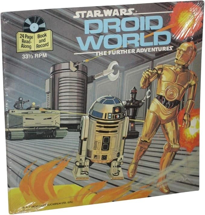 その他 StarWarsVinylCollectibleDollsDarthVader Buena Vista Records Star Wars Vintage 33 1/3 RPM Record w/ Read