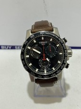 Tissot T125617 Mens Chronograph Watch Supersport Swiss Black Dial Tachymeter