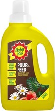 Baby Bio Pour & Feed Liquid Plant Food 1L Ready to Use Houseplant Fertiliser wit 9.94 per litre