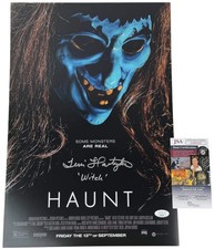 Terri Partyka signed 12x18 Poster Witch Haunt JSA Authentication