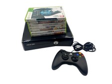 Microsoft Xbox 360 S 250GB Console Bundle – Games Included + Wired Controller