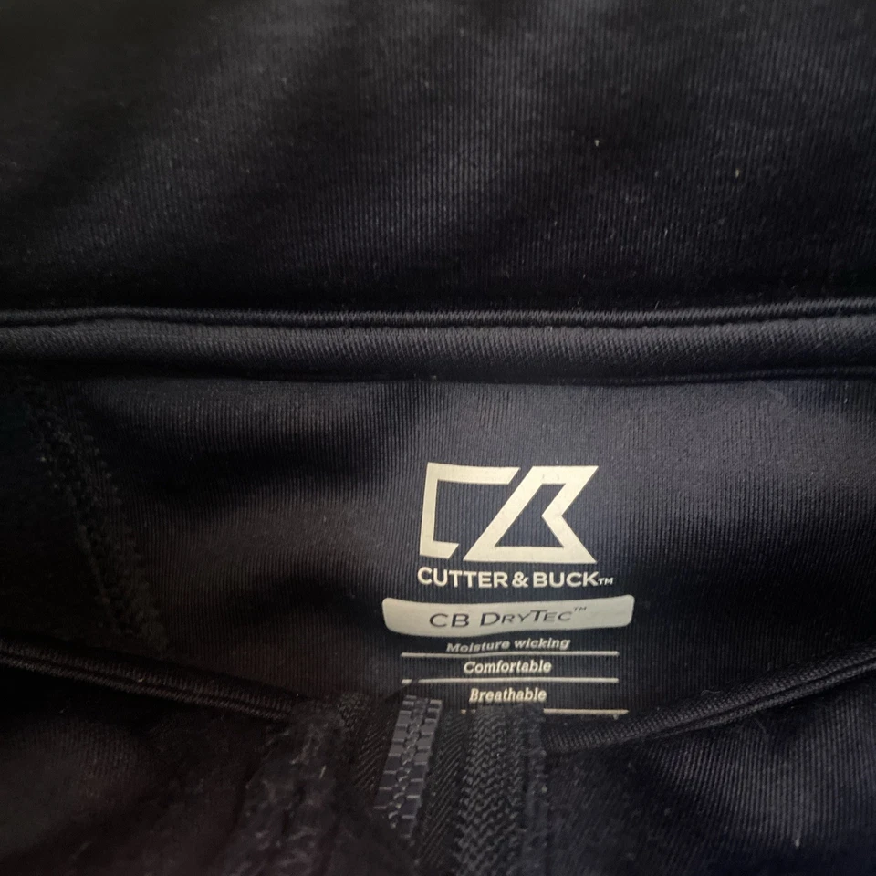 Cutter & Buck Mens 1/4 Zipped Long Sleeve Golf Jumper Size Medium - Image 3 of 4