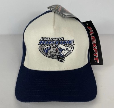 VTG San Diego Riptide Sharks Hat Cap Flexfit Football Deadstock Embroidered OS