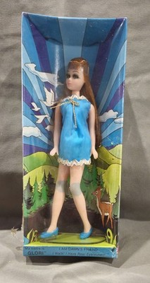 Vintage Topper ''Glori'' doll with Blue Dress in box