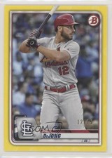 2020 Bowman Yellow 12/75 Paul DeJong #55 yh2