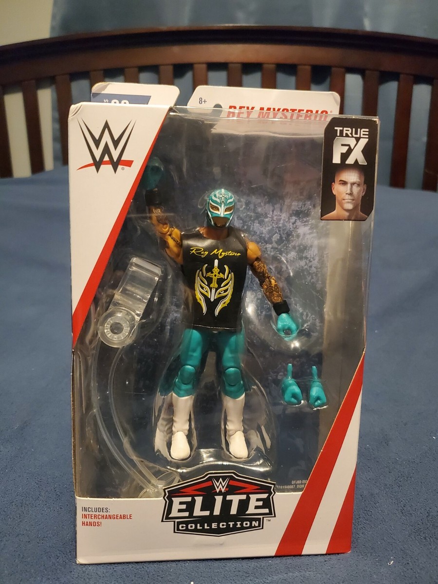 WWE Rey Mysterio 14インチアクションフィギュア Amazon.com: Mattel WWE Rey Mysterio Elite Collection Action