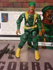 GI JOE ~ 2005 STALKER ~ OKTOBER GUARD ~ UNCRACKED ~ 100% COMPLETE & card 1982