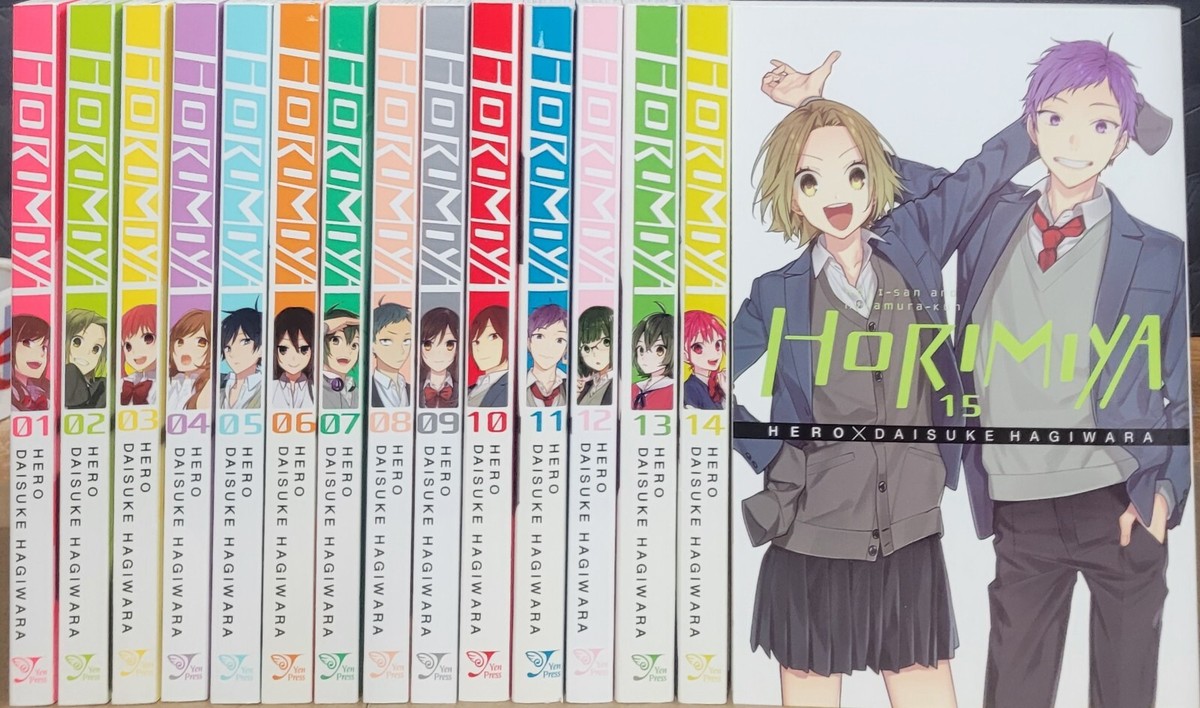 Horimiya English Manga Volumes 1-15 Graphic Novels books Brand New