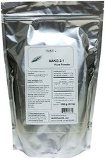 NuSci L-arginine alpha ketoglutarate AAKG 2:1 pure powder 1000g 2.2lb energy
