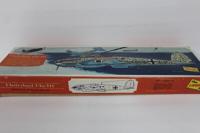 THE LINDBERG LINE VINTAGE HE-111 HEINKEL 1:64 MODEL KIT