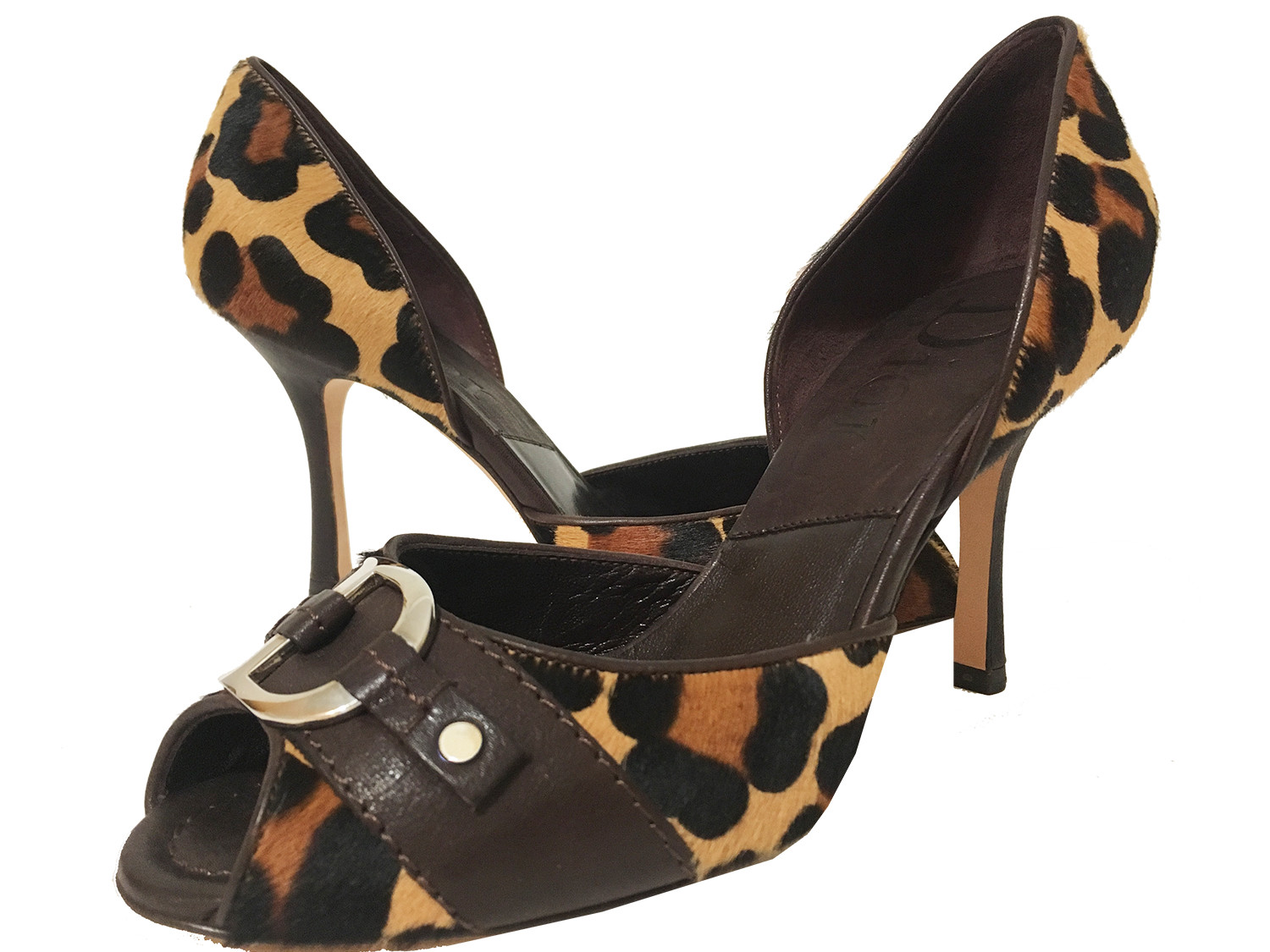 Christian Dior - Leopard Calf Hair Pumps - braun - Größe 37 M EU Christian Dior - Leopard Calf Hair Pumps - braun - Größe 37 M EU