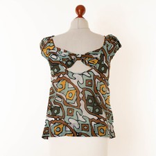 Chemisier Diane Von Furstenberg En Soie - Imprimé Zèbre, Manches Fendues, Taille 4