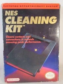 Nintendo NES Cleaning Kit (First Print) with Box and Cover Protector