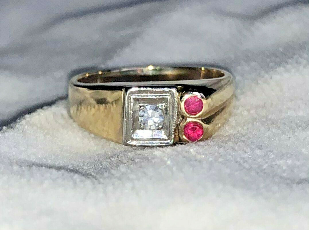 14k Ruby And Diamond Ring No.251 - image 2