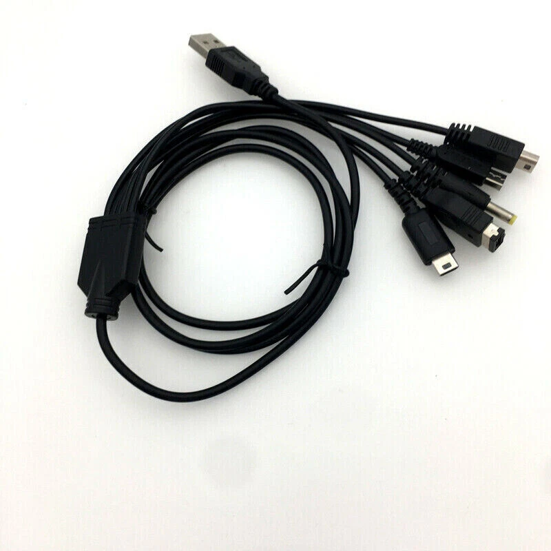 5 in 1 USB Charger Cable Fit for Nintendo NEW 3DS XL NDS Lite NDSI LL WII U - Image 4 of 4