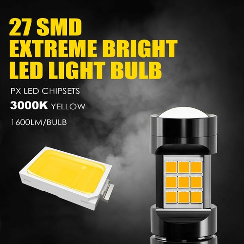 JDM ASTAR 3157 4157 4057 LED Amber Yellow Turn Signal Blinker Corner Light Bulbs - Picture 4 of 9