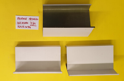 VINTAGE STOCK 7 PIECE 14 X 24 INTERLOCKING STORAGE SHELVES SHOP FURNITURE