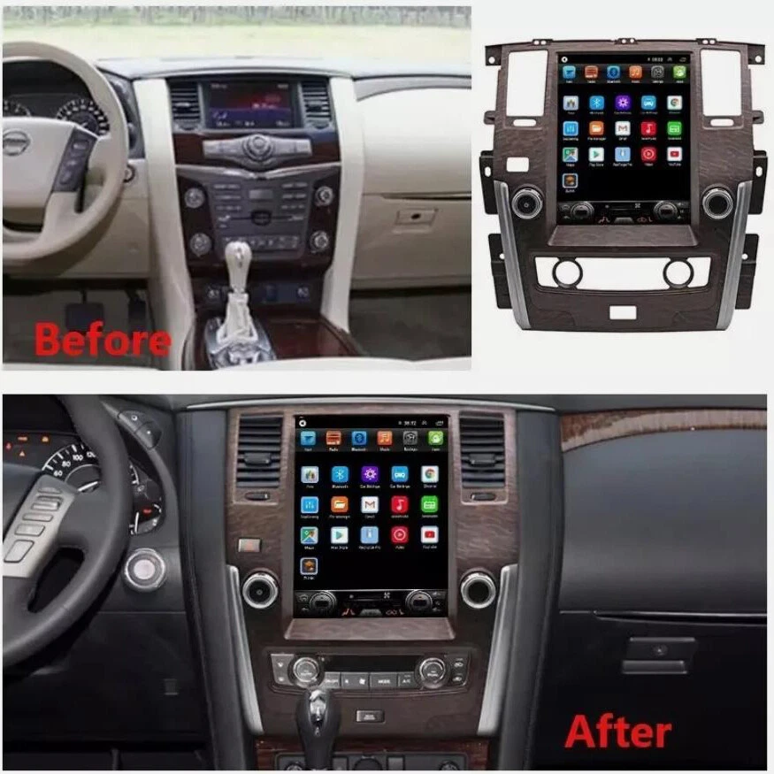 Unidad de reproducción de radio estéreo GPS Android 2+32G para Nissan Armada 2014-2021 con AHD Foto 4 de 4