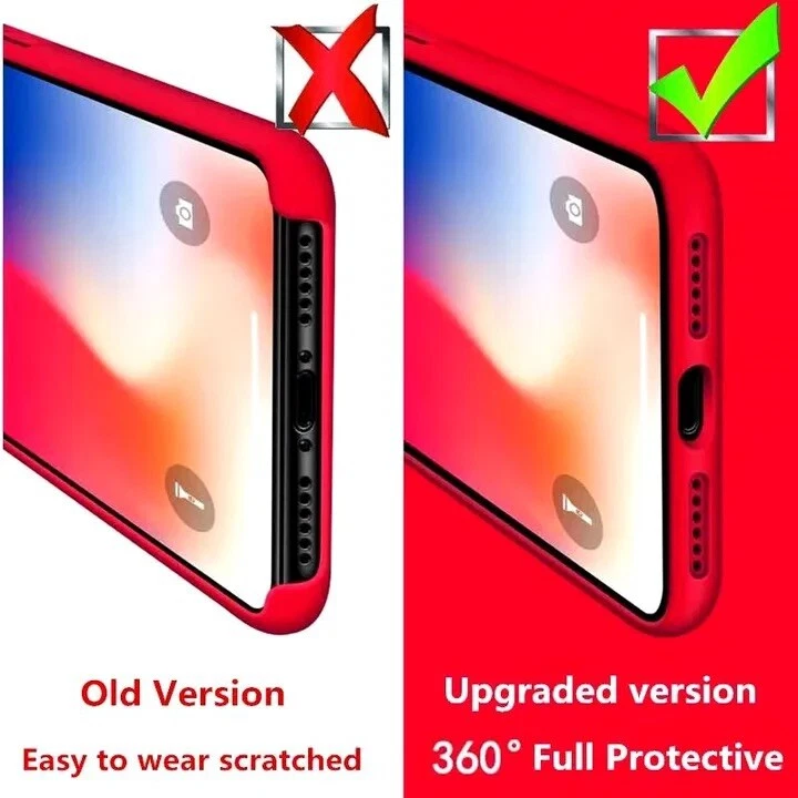 Silicone Case For iPhone 7 8 SE 11 12 13 14 15 , 11 12 13 14 15 Pro, Pro Max - Image 3 of 4