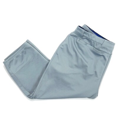 Under Armour Womens Softball Pants Gray Fitted Flat Front Pockets XL