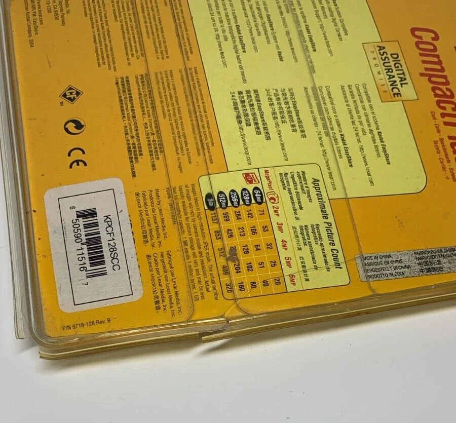 Kodak CompactFlash Card 128mb - Image 4 of 4