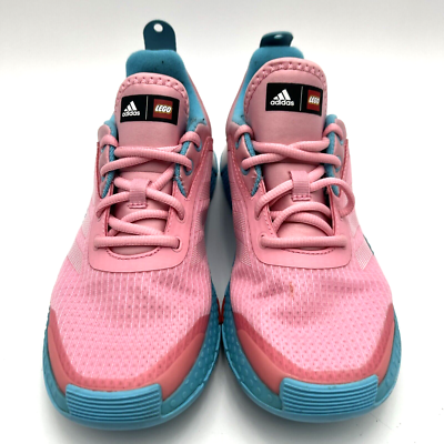 Adidas LEGO J Sport Kids Shoes Sneakers Pink Light Blue Women's