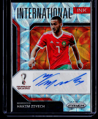 2022 Panini FIFA World Cup Qatar Hakim Ziyech International Ink Choice