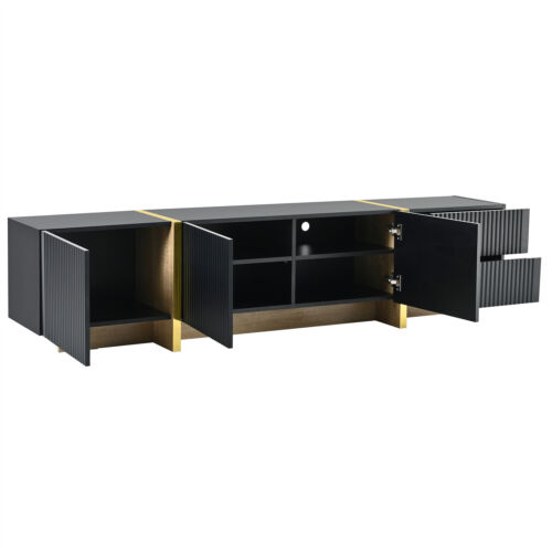 TV Stand Cabinet Entertainment Center Media Console Table for TVs up to 80'' - Picture 18 of 47