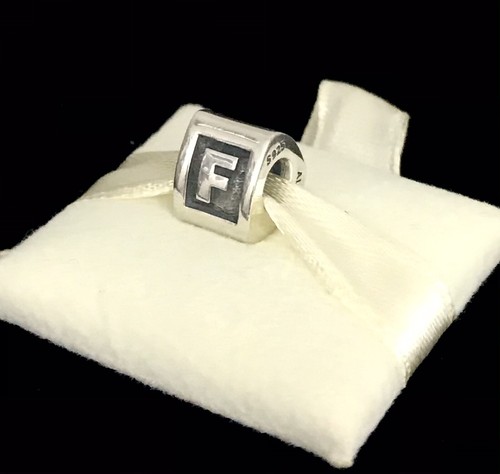 Pandora Letter F Block Alphabet Initial 