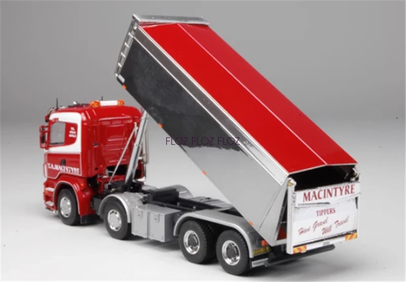 para TEKNO para Macintyre para camión de volteo Scania serie R modelo preconstruido 1:50 Foto 3 de 4