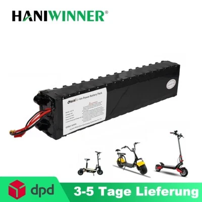 HANIWINNER 36V Scooter AKKU 7.8ah Wiederaufladbare Li-Ion 13s3p Akku mit 15A BMS für E-bike