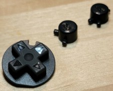 1 SET of USED GENUINE Nintendo GAME BOY COLOR D PAD, A  B BUTTONS READ DESCRI 