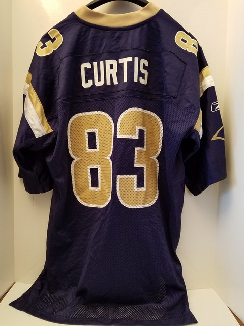 Kevin Curtis #83 ST LOUIS LOS ANGELES LA RAMS REEBOK NFL JERSEY LARGE Vintage | eBay
