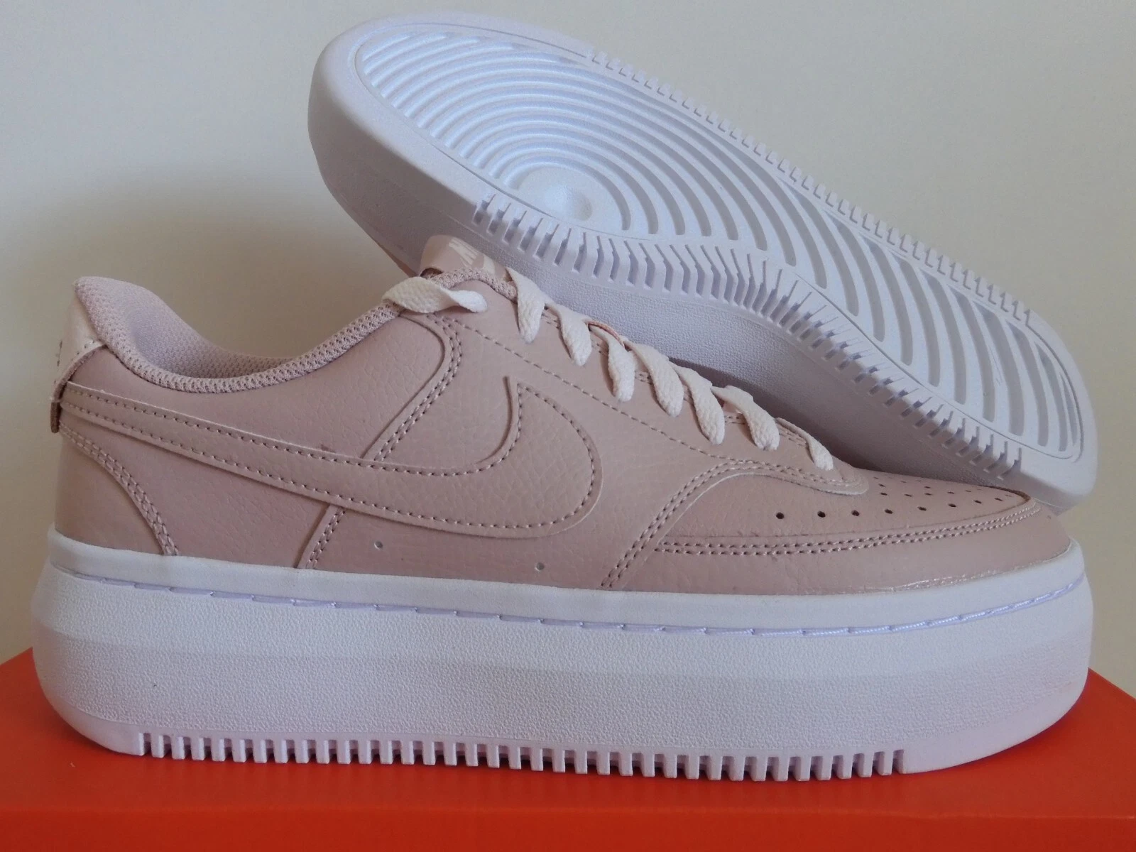 Nike Court Vision Alta Ltr donna rosa Oxford bianco taglia 10 5 [DM0113 600]