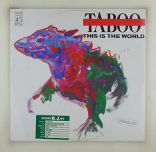 12" Maxi Single Vinyl Taboo – This Is The World -Colored Disk - G2283
