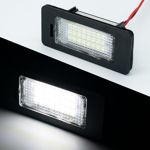 Xenon LED License Number Plate Light Lamp For Audi A4 B8 A5 S5 A6 A7 Q5 TT VW - Picture 2 of 8