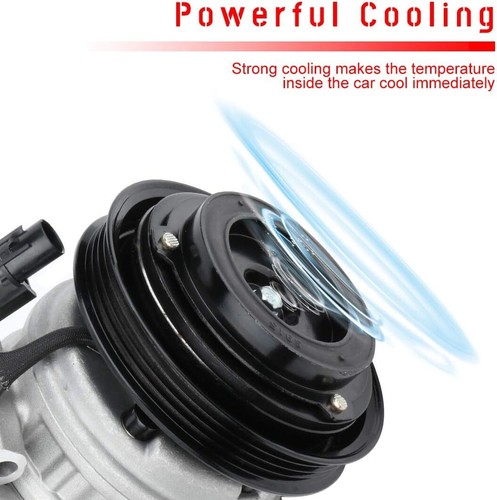 cciyu AC Compressor with Clutch 1990-2001 Fit for Acura EL Integra NSX 1996-2000 - Picture 3 of 8