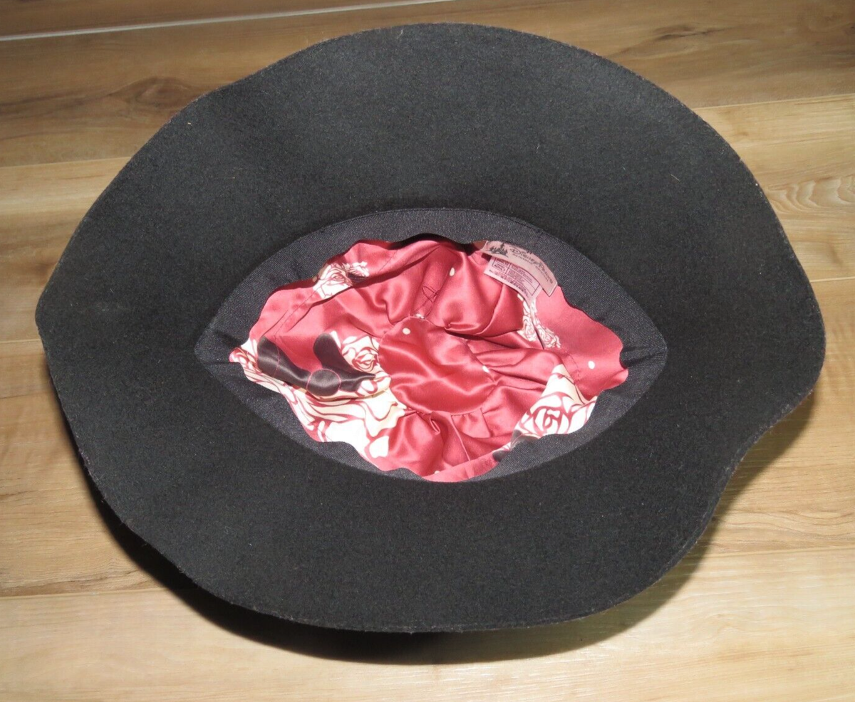 Disney Parks Wool Minnie Mouse Grommet Hidden Rose Adult Sz  display picture 2