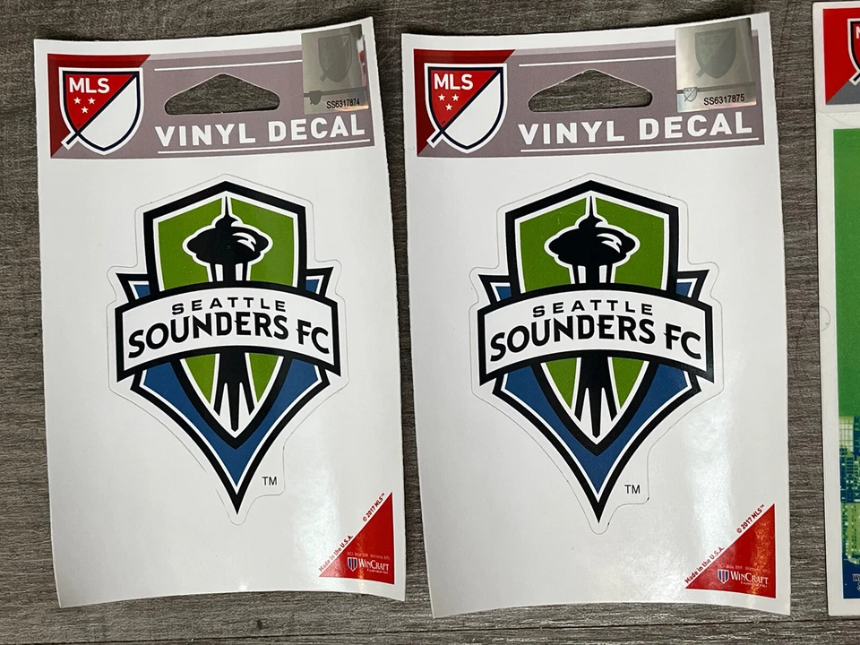 Brand New LOT of Seattle Sounders FC Bumper Stickers & Vinyl Decals MLS Soccer - Image 2 of 2