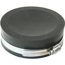2 PACK 3" FLEXIBLE PIPE CAP - SLIP PVC CAP - MADE IN USA
