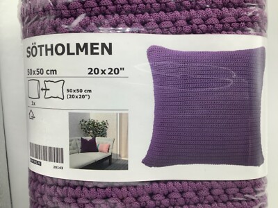 New IKEA SOTHOLMEN Purple 20x20 