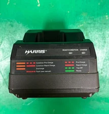 Harris Macom Tri-Chemistry Rapid Battery Charger CH-104560-NO POWER CABLE