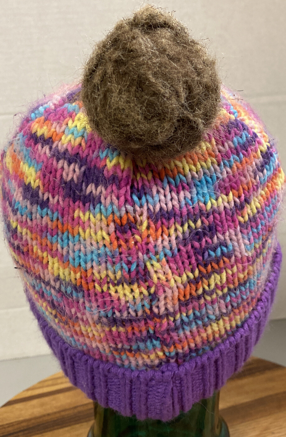 CAPPELLO INVERNALE GIOVANE RAGAZZE MY LITTLE PONY FILM VIOLA ROSA BLU OSFM OTTIME CONDIZIONI 16