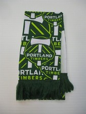 ADIDAS Men's Portland Timbers Soccer Green Tassel Rectangle Scarf