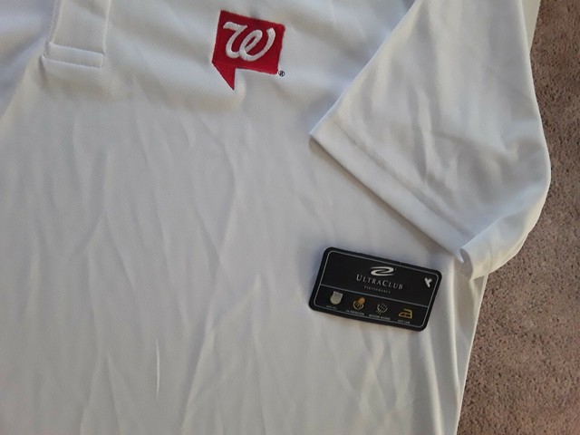 NEW Walgreens Pharmacy Store XL Employee Uniform Polo Shirt | eBay