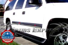 2003-2006 Chevy Suburban Chrome Body Side Molding Add-on Accent Overlay Trim